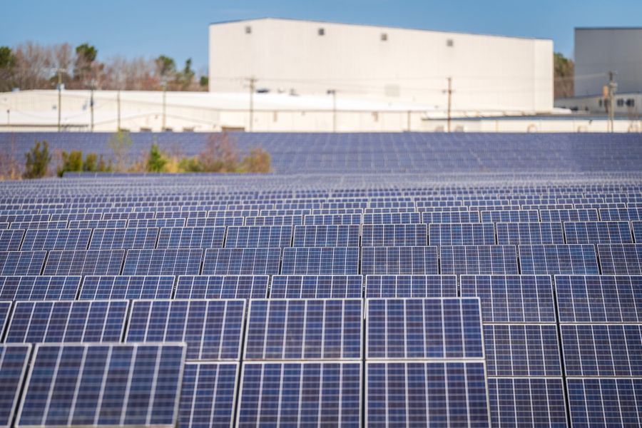 Installation de panneaux solaires